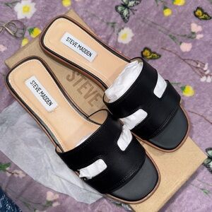 Steve Madden Black Women's Sandals